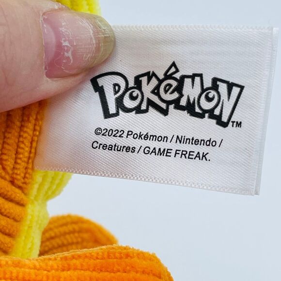 Corduroy Pokémon Plush Stuffed Toy CHARMANDER 8” Cuddly Friend - Picture 4 of 6